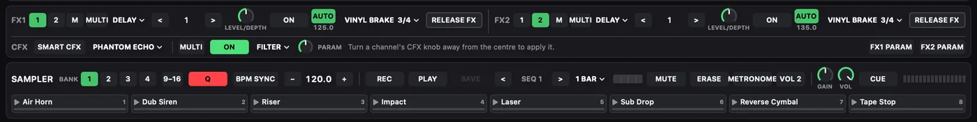 Mixqora effect units and sampler